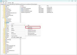 SettingsPageVisibility String Value