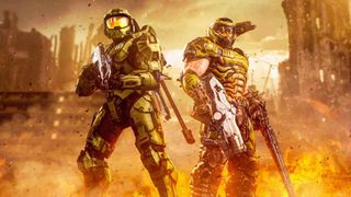 Master Chief and Doomguy