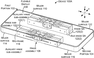 Surface hinge patent